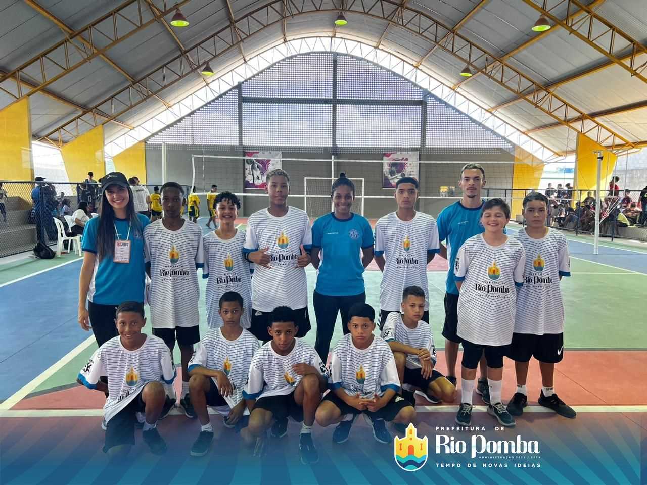 Prefeitura Municipal de Rio Pomba RIO POMBA É A CAMPEÃ NO FUTSAL